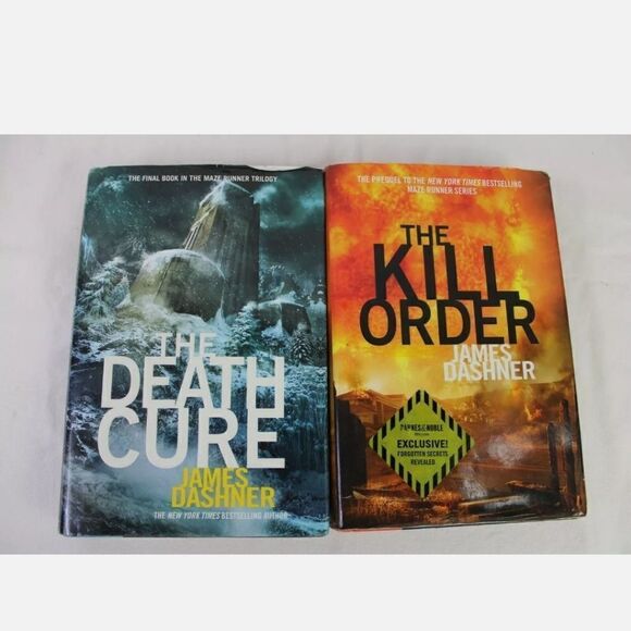 James Dashner The Maze Runner Book Lot The Death Cure, + The Kill Order. - Picture 2 of 5
